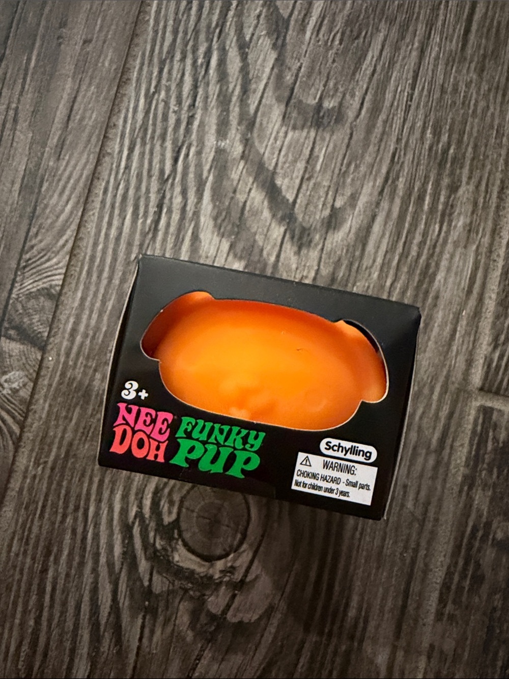 Nee Doh Funky Pup Squishy Toy - Bright Orange